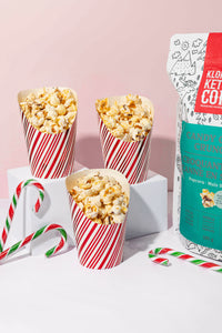 Thumbnail for Candy Cane Crunch (chocolate drizzle) popcorn