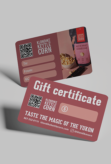 Klondike Kettle Corn gift card