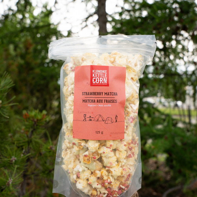 Strawberry Matcha Popcorn