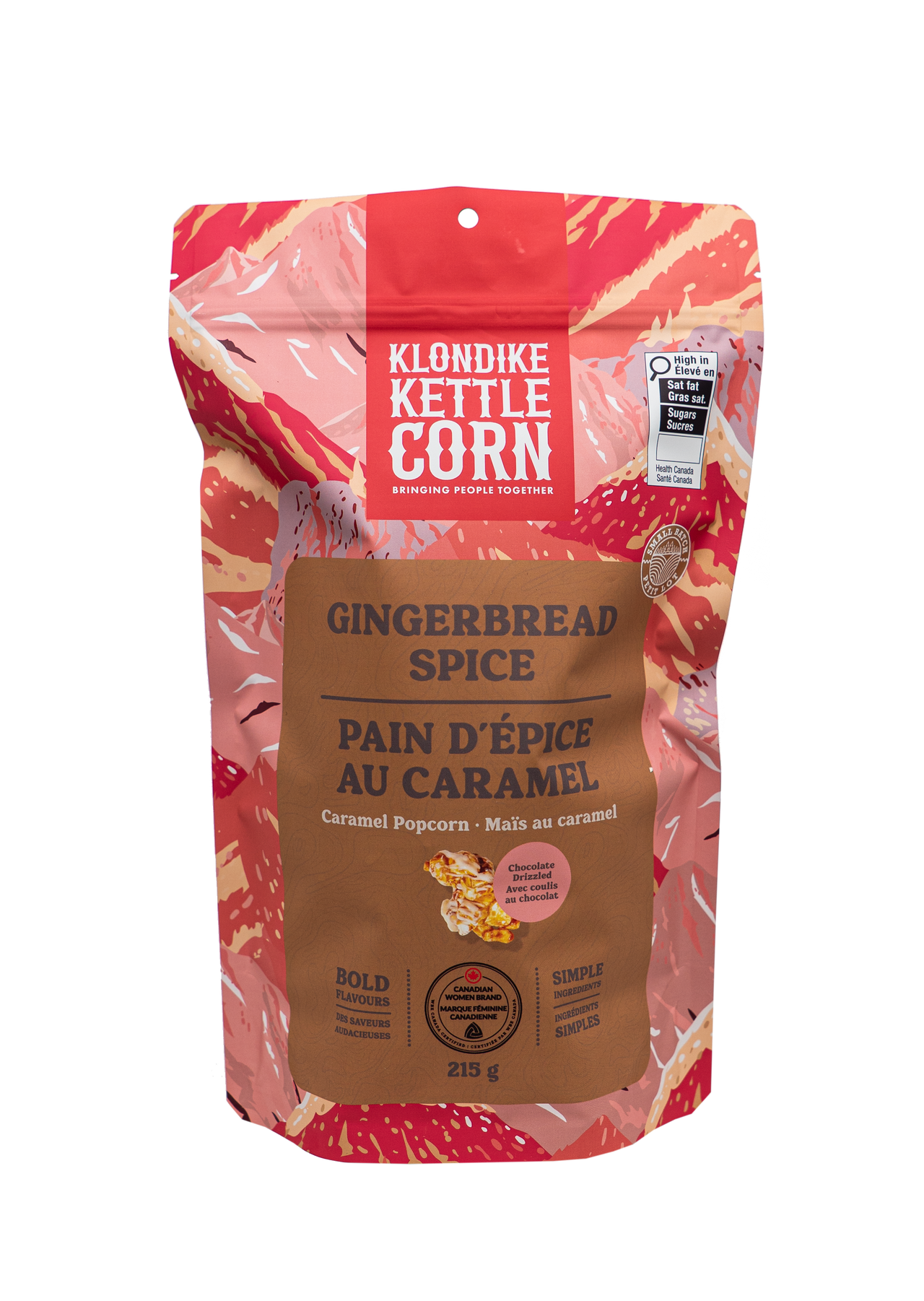 Gingerbread Spice Caramel Popcorn