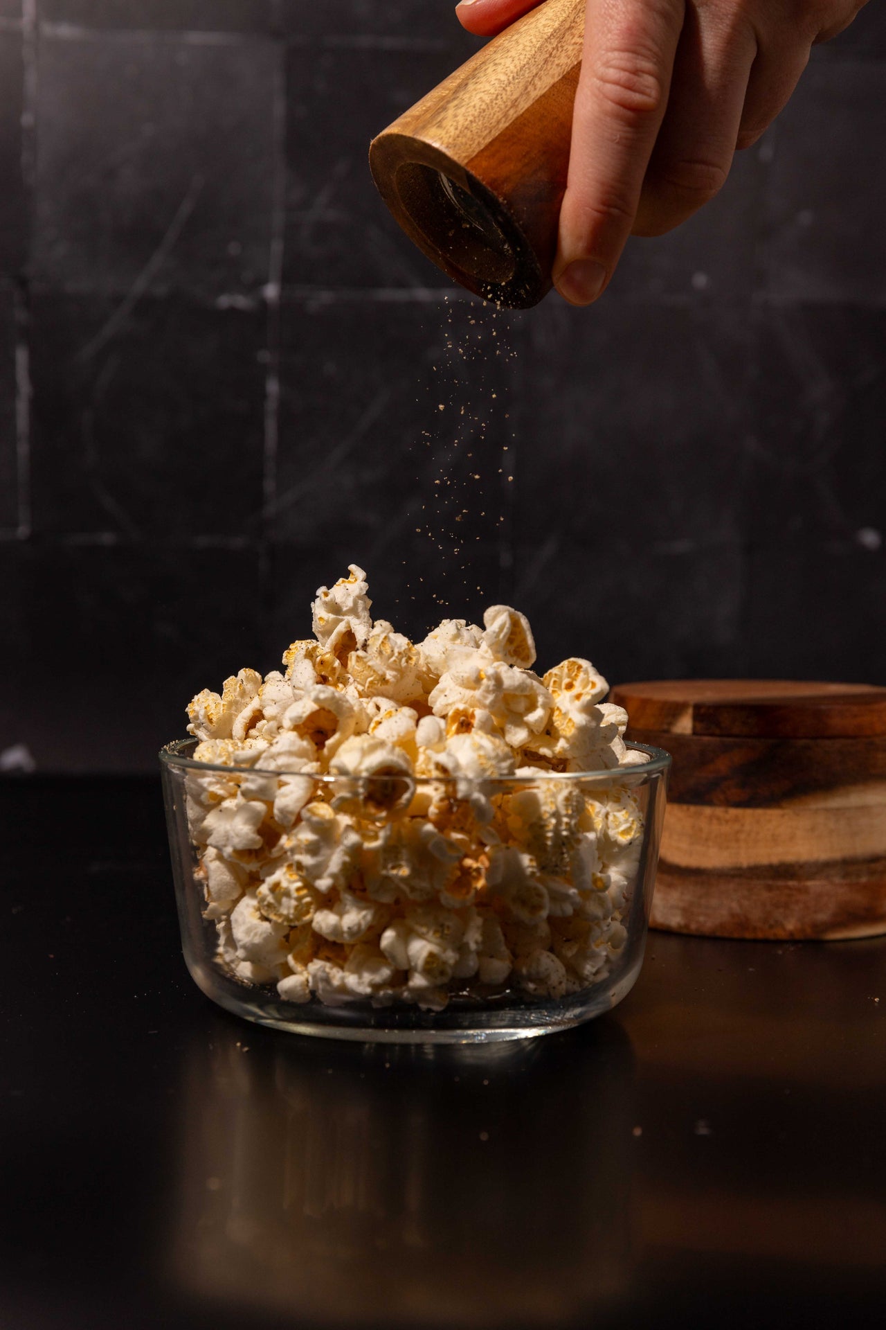 Truffle Oil & Black Pepper popcorn