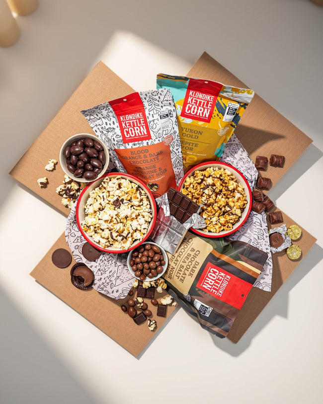 Chocolate Lovers Popcorn Box
