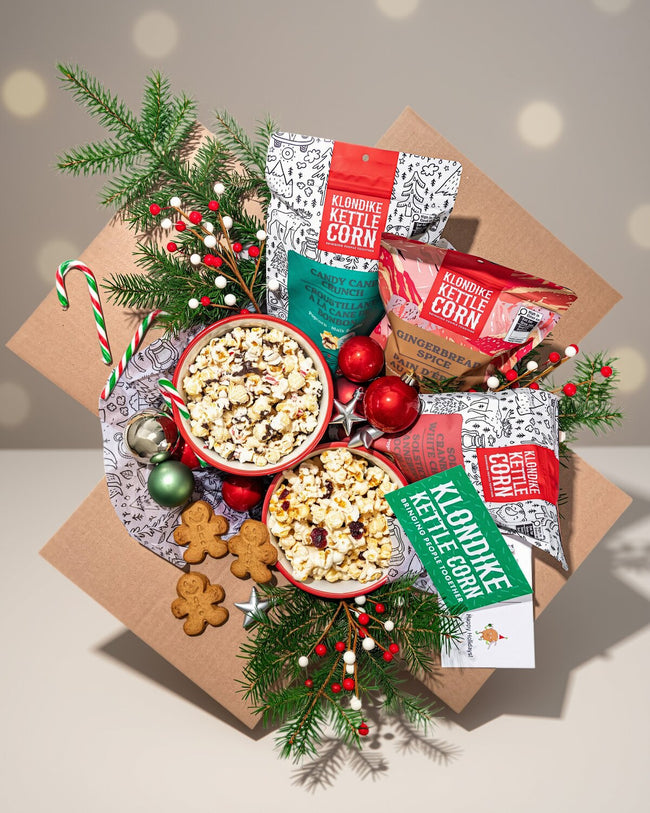 Winter Popcorn Box