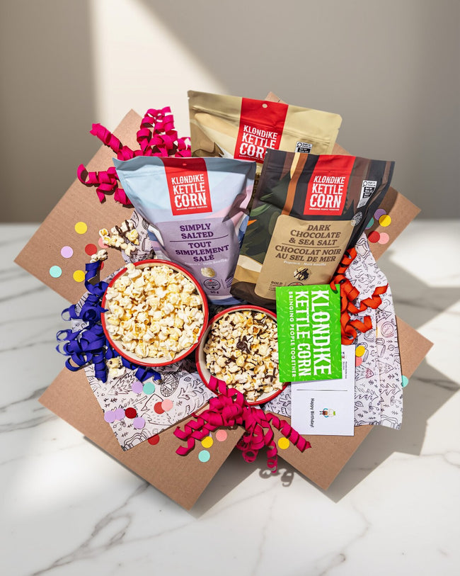 Birthday Popcorn Box